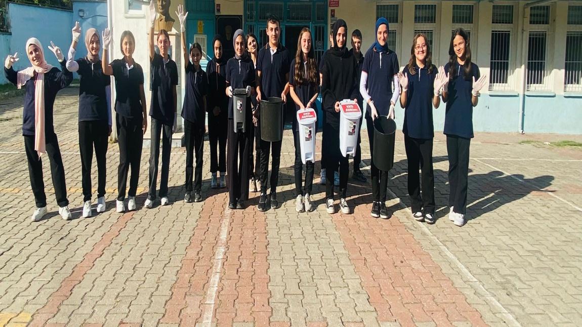 Çevre Dostu Okullar projesi kapsamında Okulumuzda Yeşil Araç projesi
